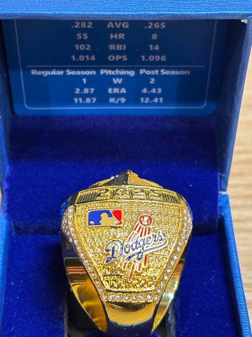⭐一点限定⭐【前回即完売】大谷翔平 2025世界一リング 厳選3点特別