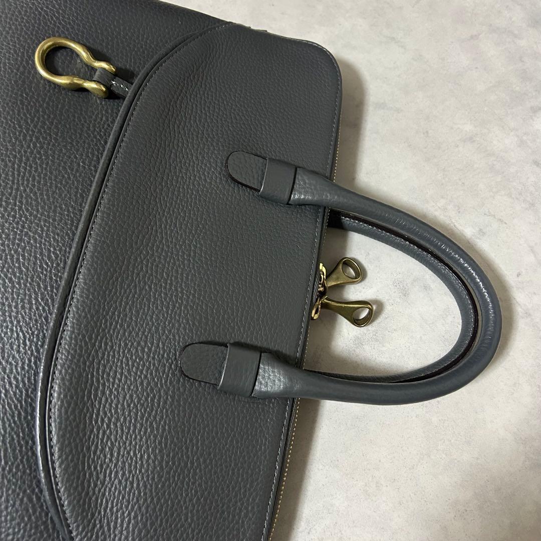 美品✨トフアンドロードストン ビジネスバッグ スモールブリーフ A4可 レザー