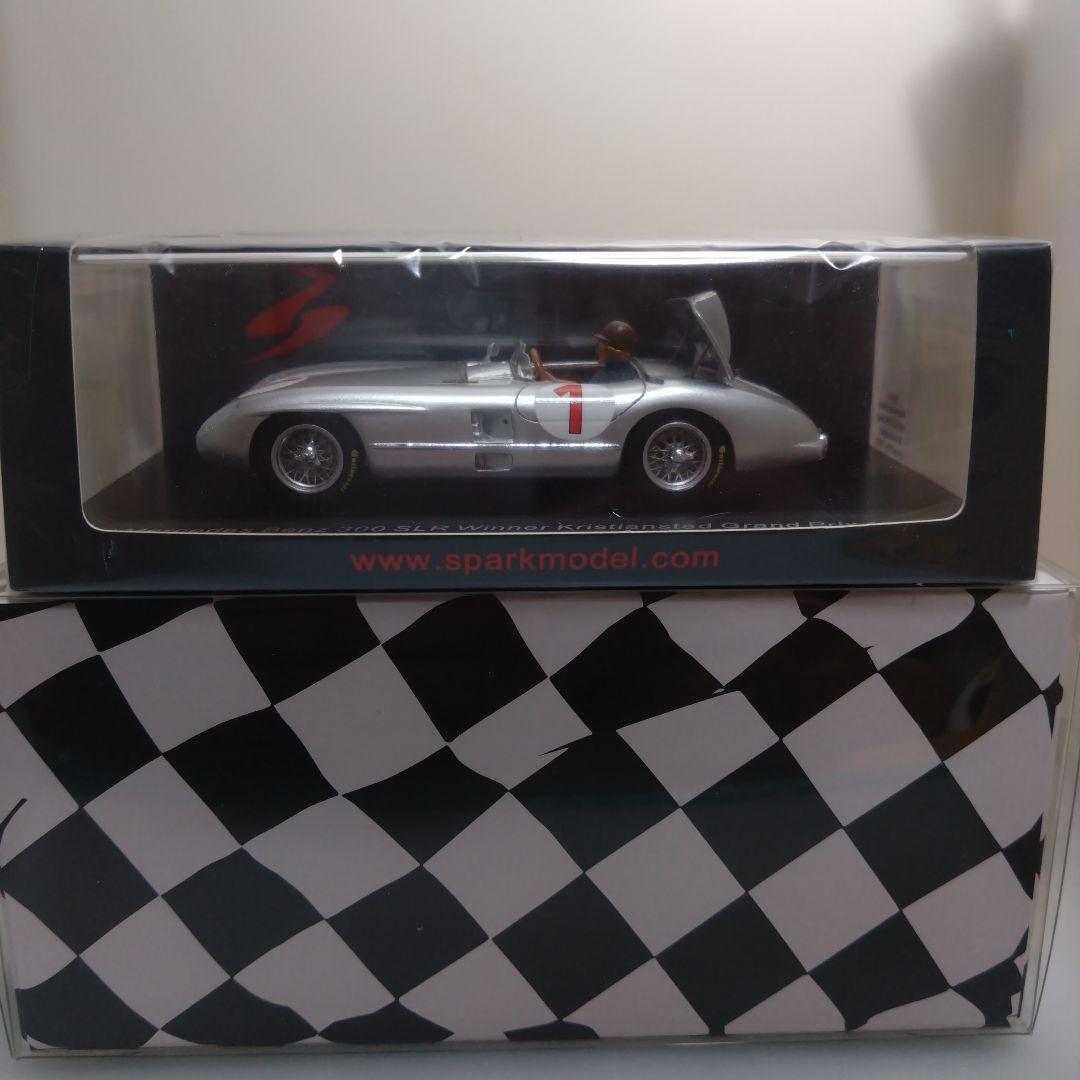 【未開封】1/43 スパーク メルセデスベンツ 300SLR エアブレーキ作動中