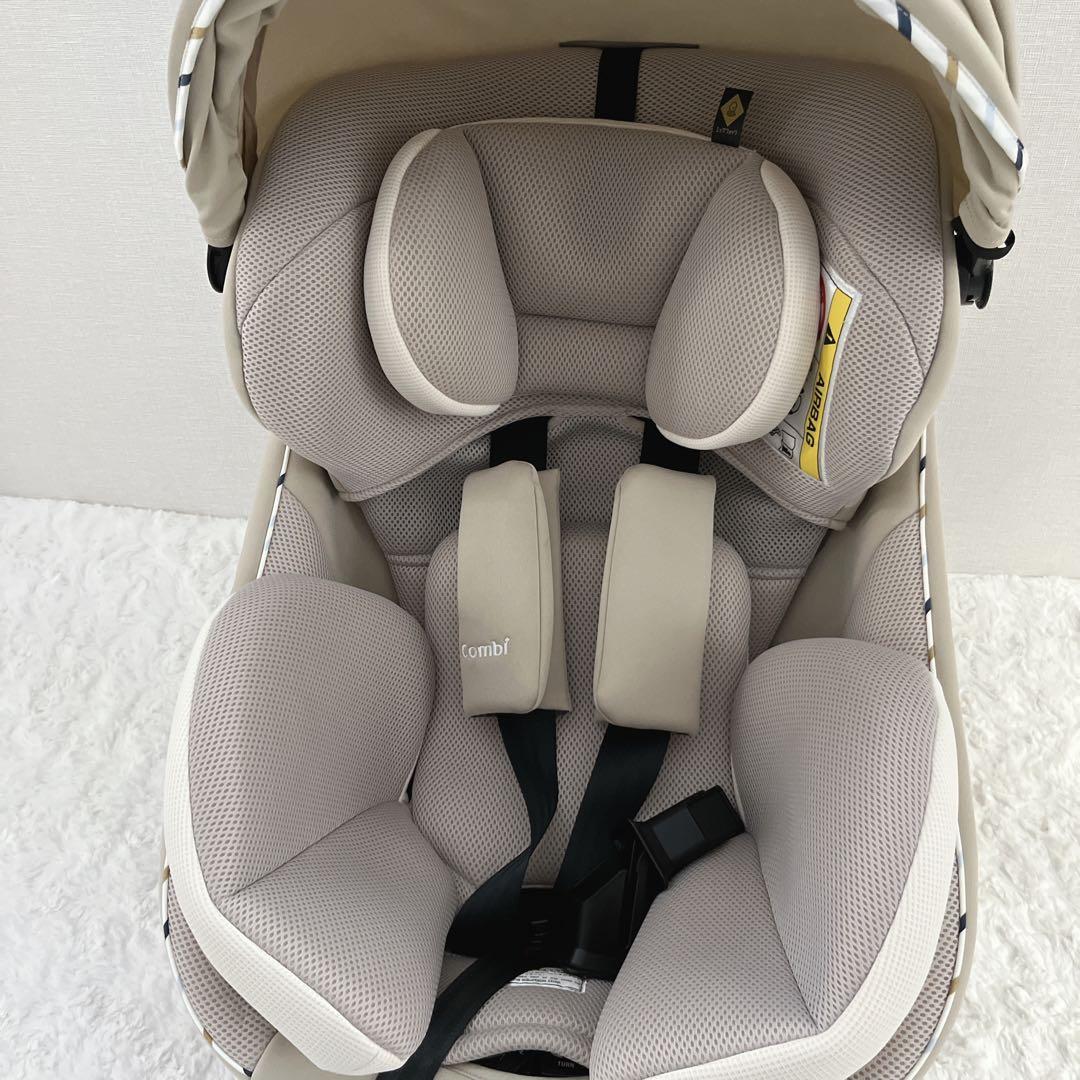 【極美品】コンビ クルムーヴスマート JN-570 ベージュ チャイルドシート