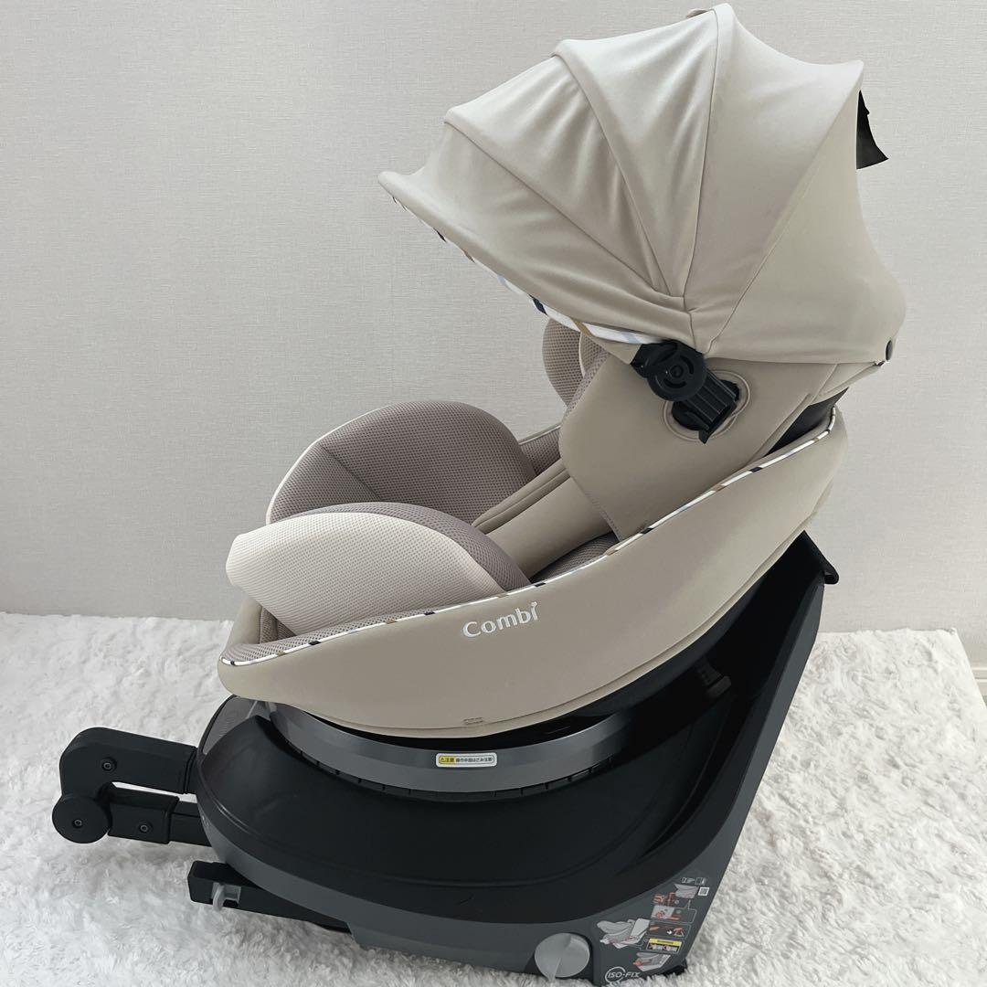 【極美品】コンビ クルムーヴスマート JN-570 ベージュ チャイルドシート