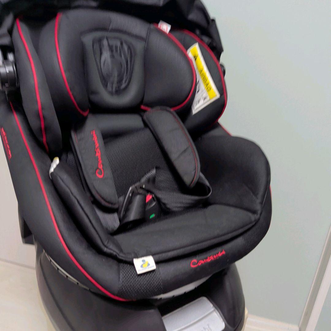 【美品】コンビ ネルーム　回転式チャイルドシート　新生児対応　コンビミニ