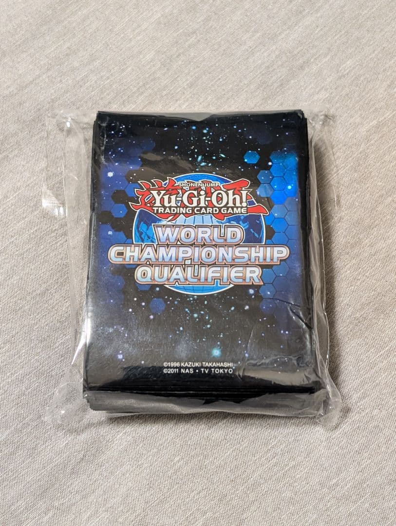 遊戯王 wcq2012 スリーブ 青 - メルカリ