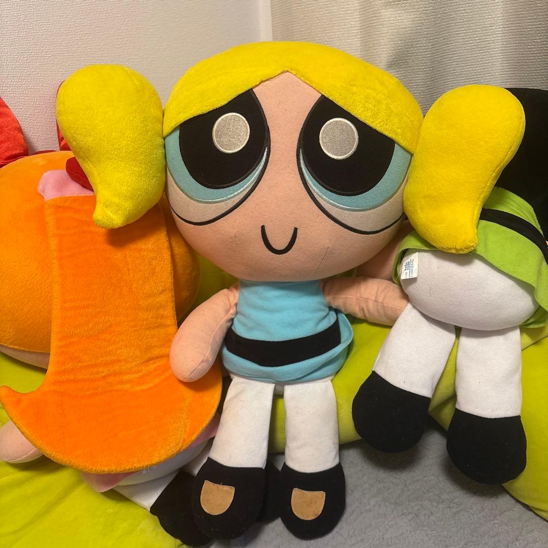 パワーパフガールズ ぬいぐるみ 2001年製巨大ぬいぐるみ3体セット