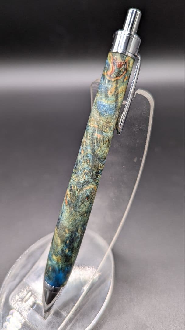 359ペン工房翌檜 スタビライズドウッドバーチバール 木軸シャーペン