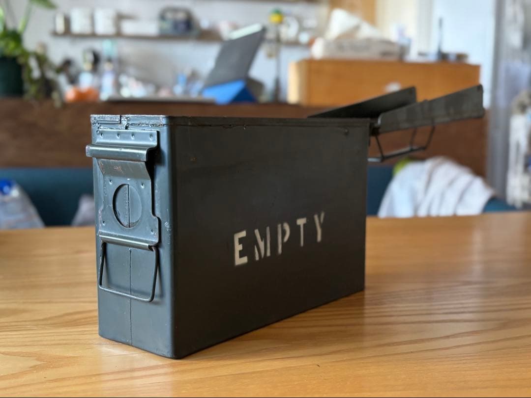 7.62mm M13弾薬箱 空　リアルアンティーク