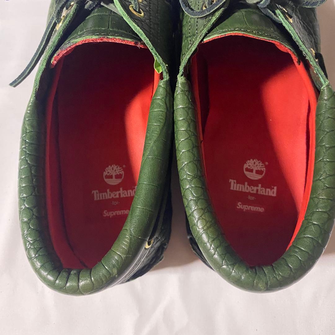 靴 Supreme Timberland 3-Eye Classic Lug 10