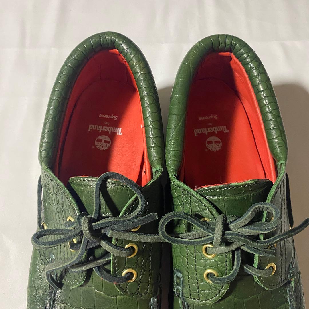 靴 Supreme Timberland 3-Eye Classic Lug 10