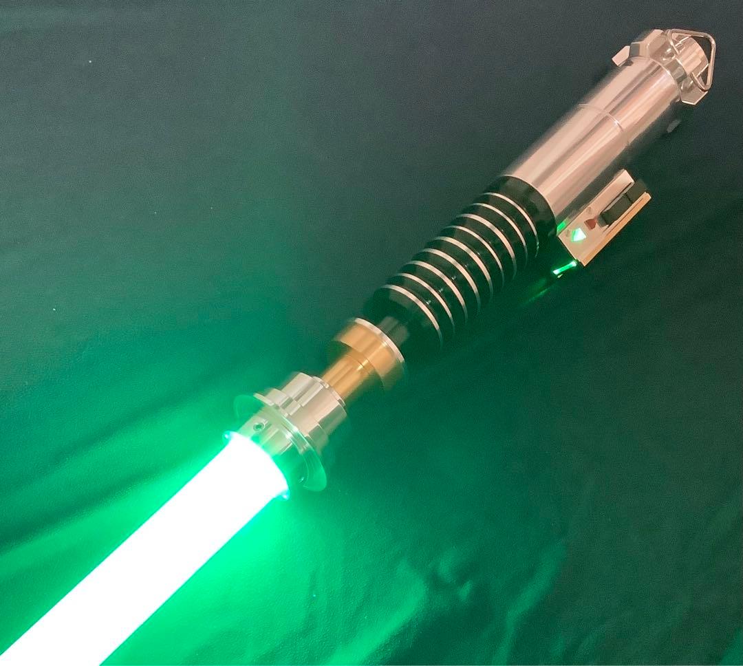 新品　カスタム　ライトセーバー　ルークROTJ XRGB 新品カスタムライトセーバールークROTJ XRGB