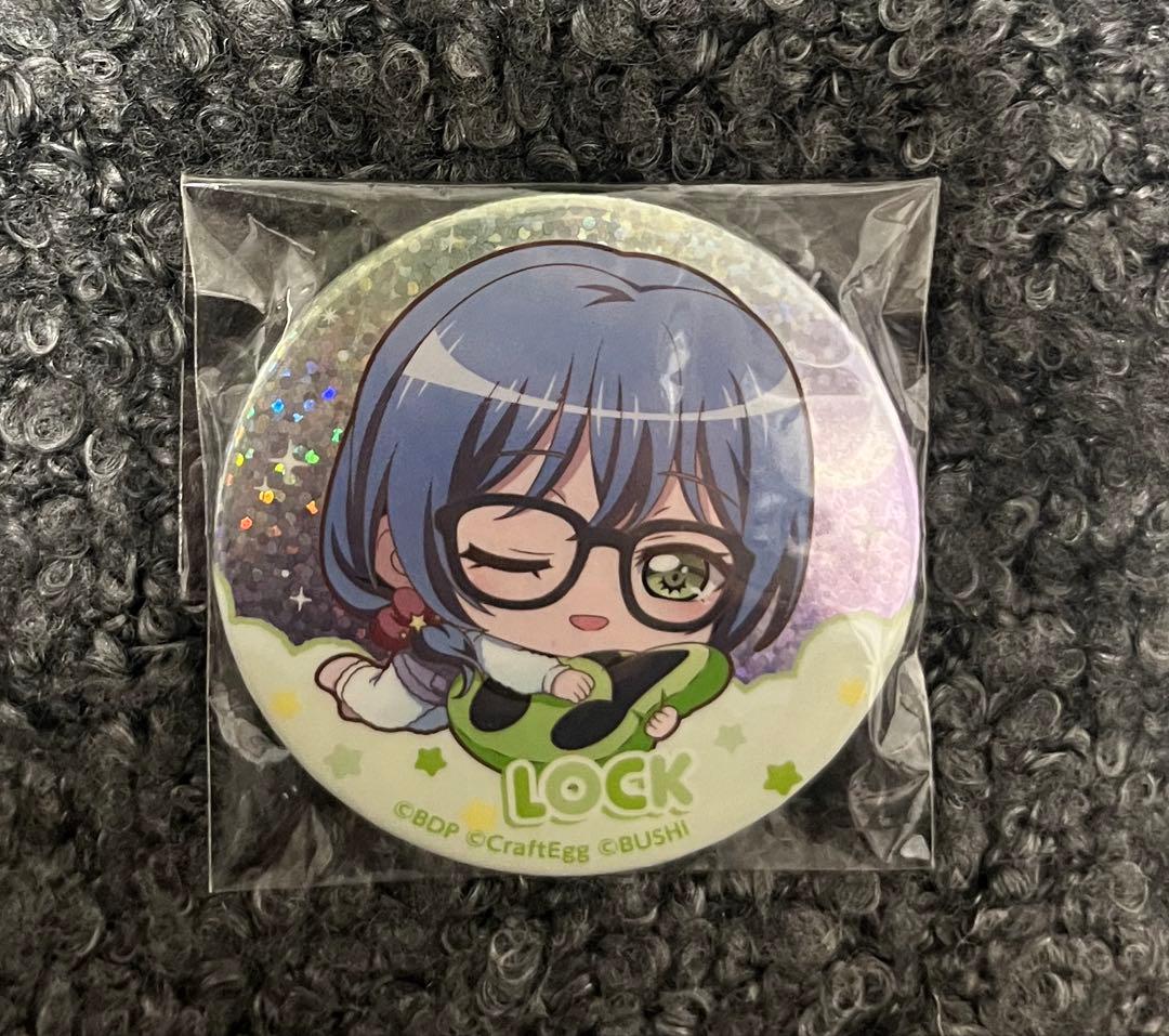 バンドリ ロック 六花 Merry Closet ルームウェア 特典 缶バッジ 朝日六花 ロック 缶バッジ アニメイト特典 BanG Dream! バンドリ