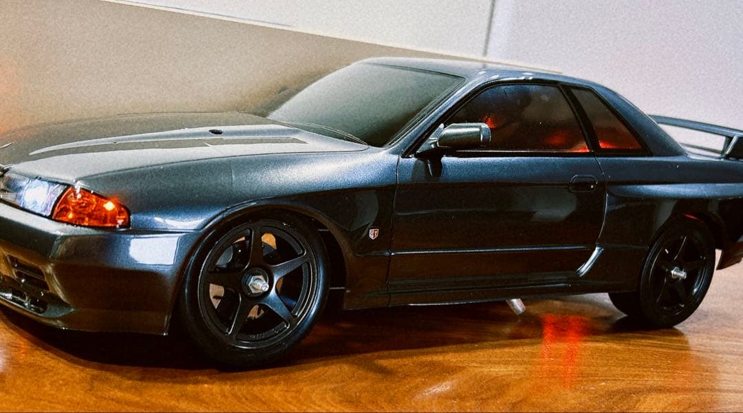 電飾付 タミヤ SP.1365 スカイライン GT-R R32 スペアボディ