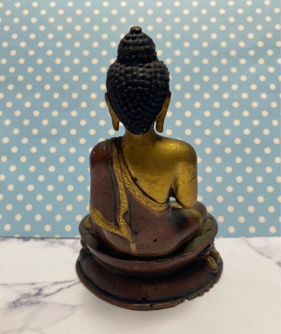 銅製チベット特大鍍金仏ネパール仏像家内仏堂 奉納 装飾品 工芸品 置物