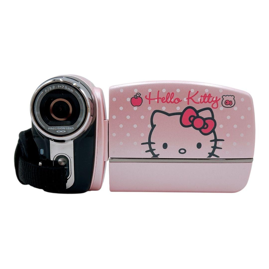 【希少レア品】ハローキテイ デジタルハイビジョンビデオカメラ ピンク 付属品多数