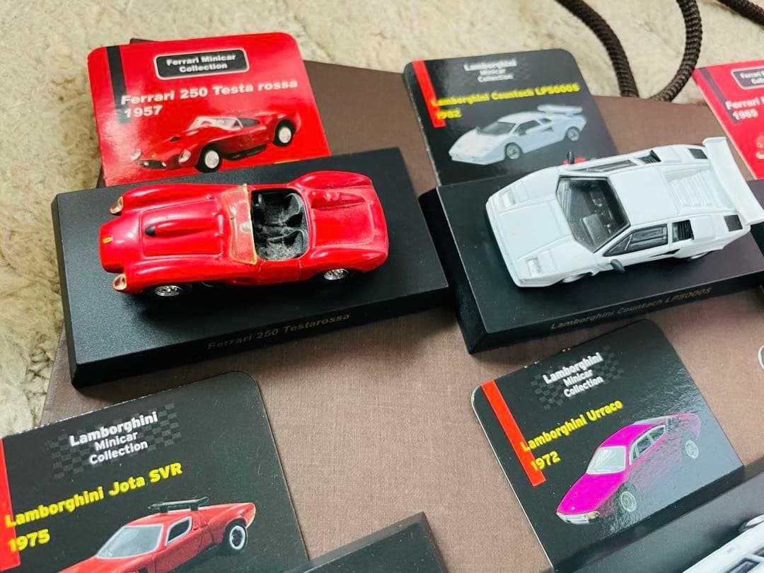ミニカー ランボル　フェラーリ 22個KYOSHO ダイドーリミッドエディション