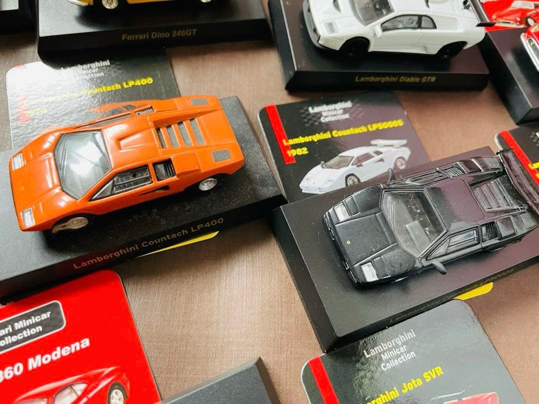 ミニカー ランボル　フェラーリ 22個KYOSHO ダイドーリミッドエディション