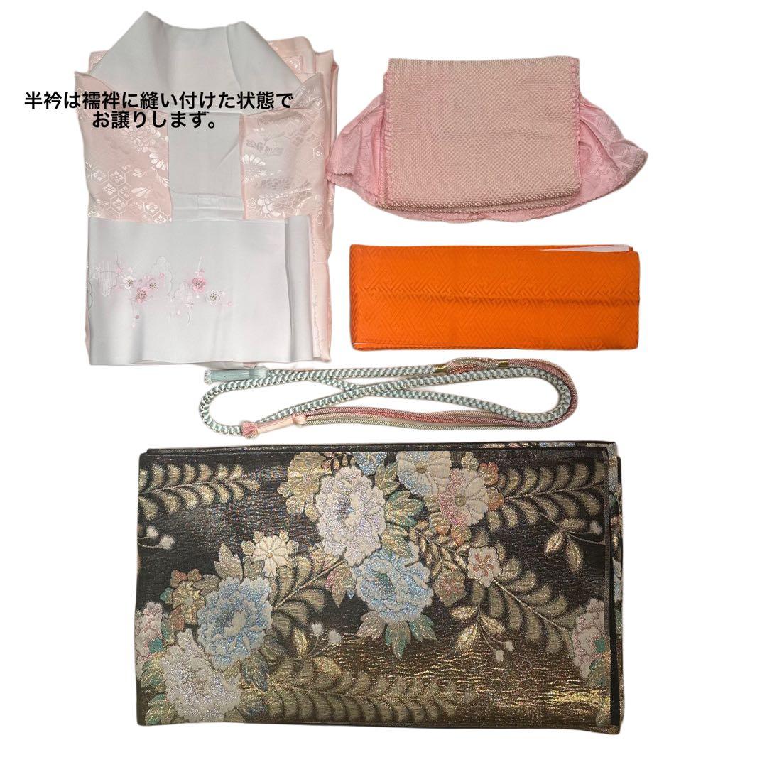 振袖 正絹 古典柄 水色 正統派 6点セット - メルカリ