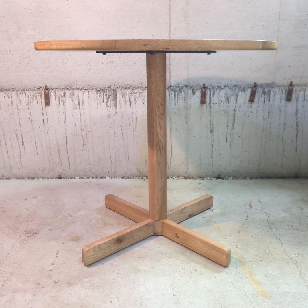 美品！unico LENKI ラウンドテーブル 80 ナチュラル 北欧 25年製