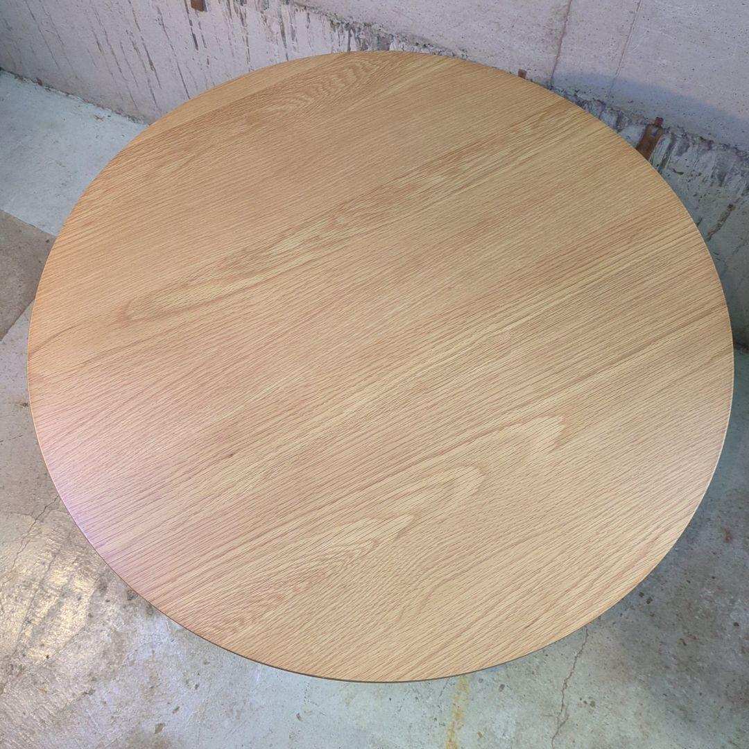 美品！unico LENKI ラウンドテーブル 80 ナチュラル 北欧 25年製
