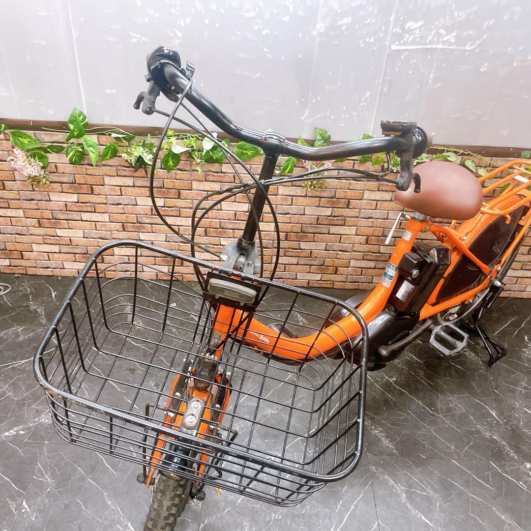 87】電動自転車 YAMAHA PAS Babby オレンジ 20インチ