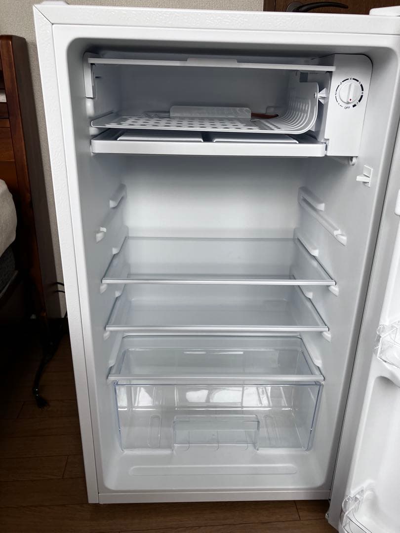 MAXZEN冷蔵庫 92L 右開き JR092ML01WH ホワイト コンパクト