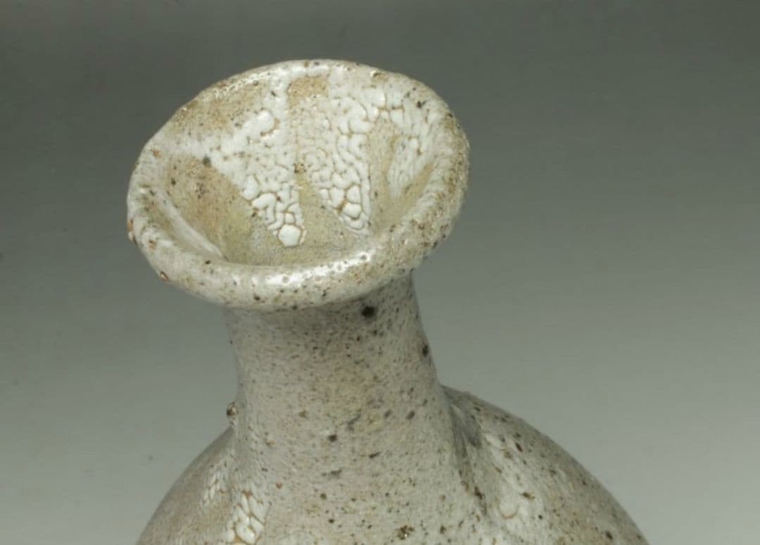 中川自然坊　鶴首絵唐津徳利