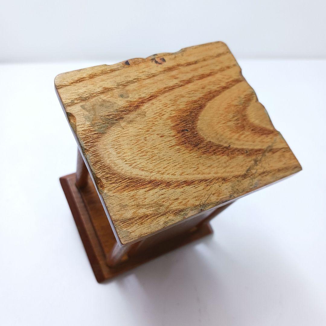 Y2293-26 仏教美術 木彫 不動明王 厨子 ミニチュア I