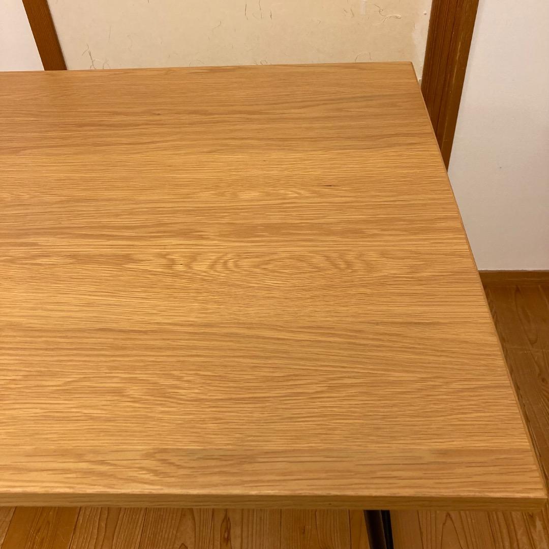【無印良品】木製折りたたみテーブル　オーク材突板　幅120cm