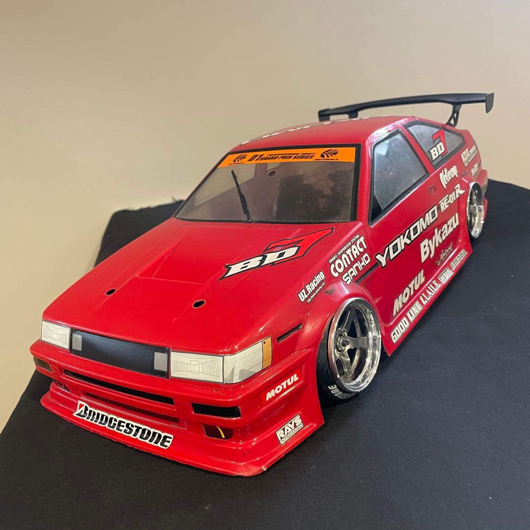 トヨタ　レビン86　ドリフト　1/10 ラジコン　ボディ　トレノ 85