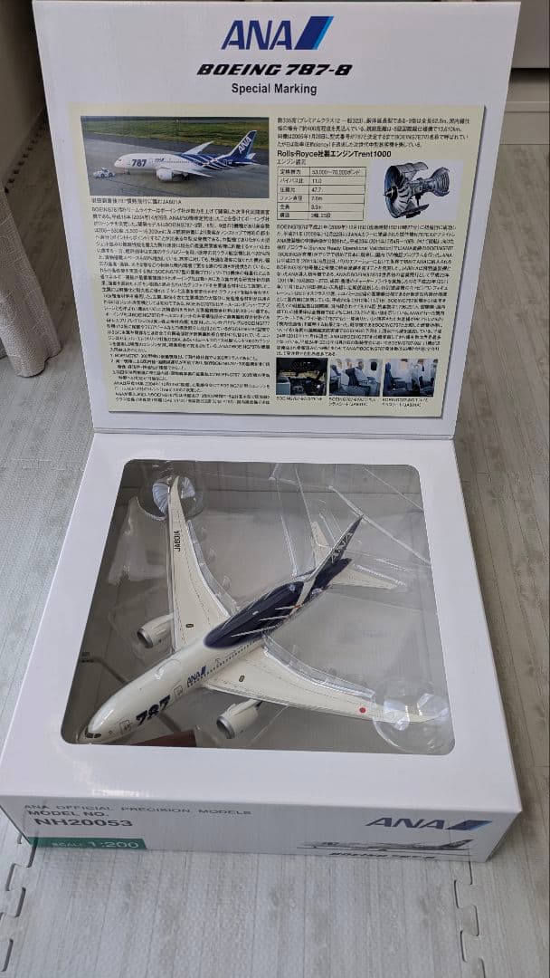ANA Boeing 787-8特別塗装1/200 JA801A NH20053 - メルカリ