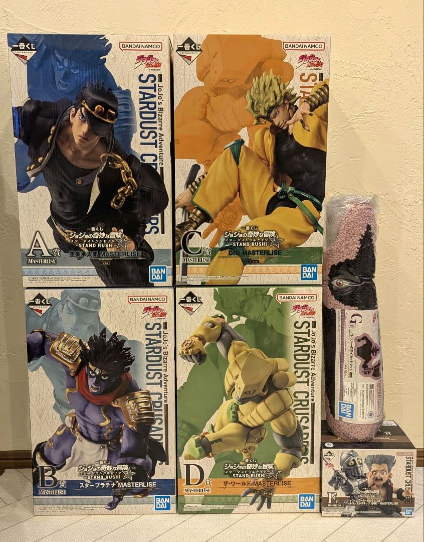 一番くじ ジョジョ A賞 B賞 C賞 D賞 F賞 G賞