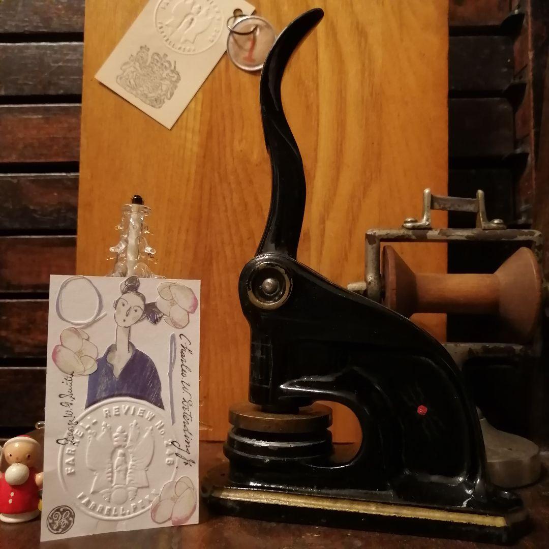 アメリカ ヴィンテージ エンボッサースタンプ 06156