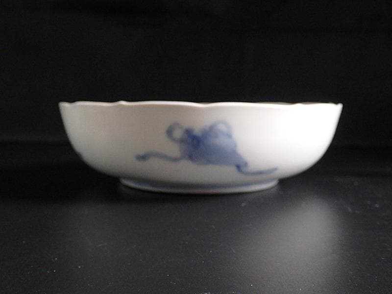 古伊万里 金襴手 熨斗に宝珠 山水の図 膾皿 3客 D761A-BHj - メルカリ