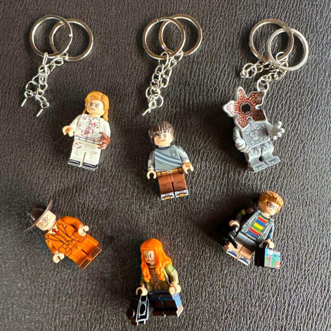 ストレンジャーシングス5 ミニフィグ6個 キーチェーンセット - メルカリ