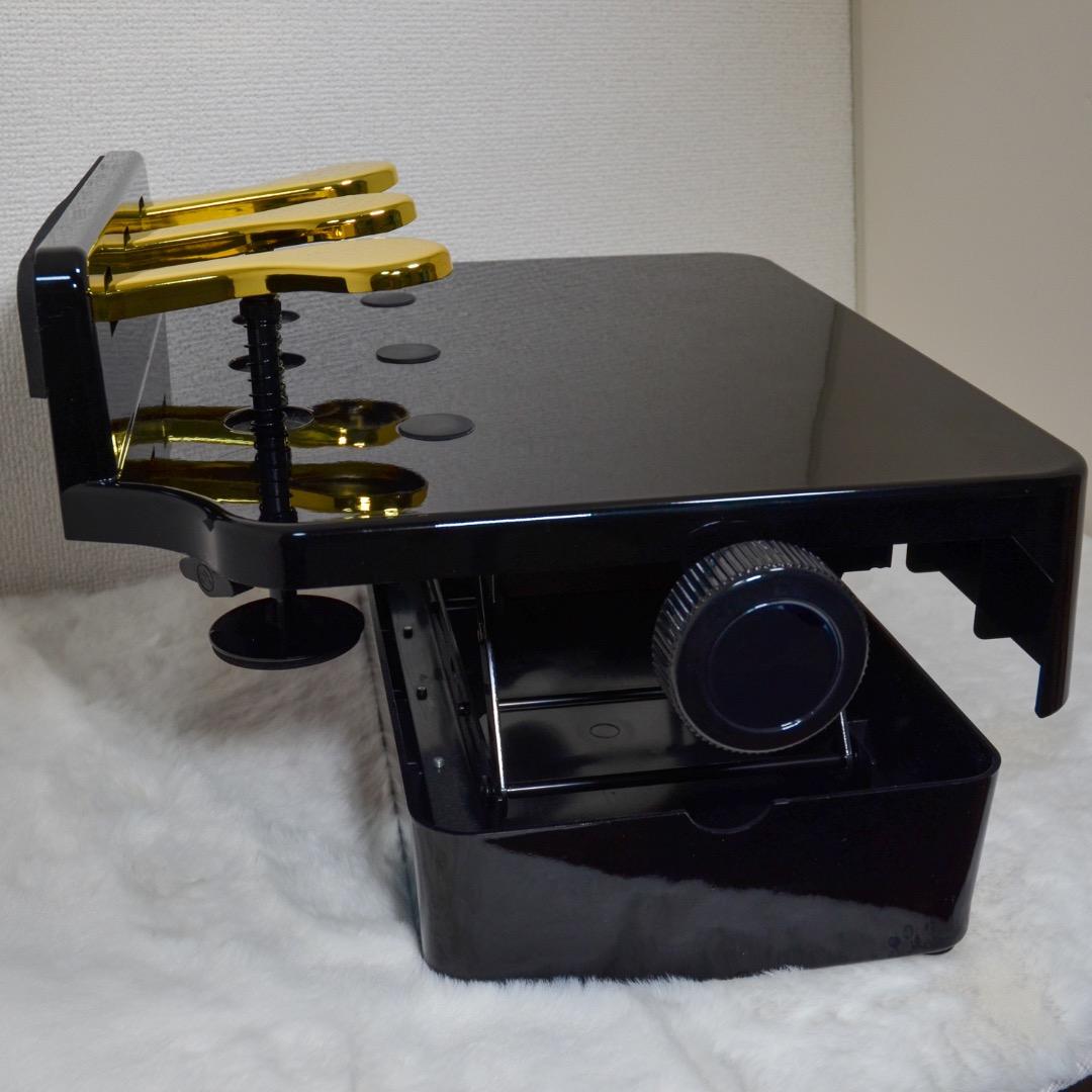 キョーリツ ピアノ補助ペダル 軽量ABS製 無段階ネジ式高さ調整タイプ