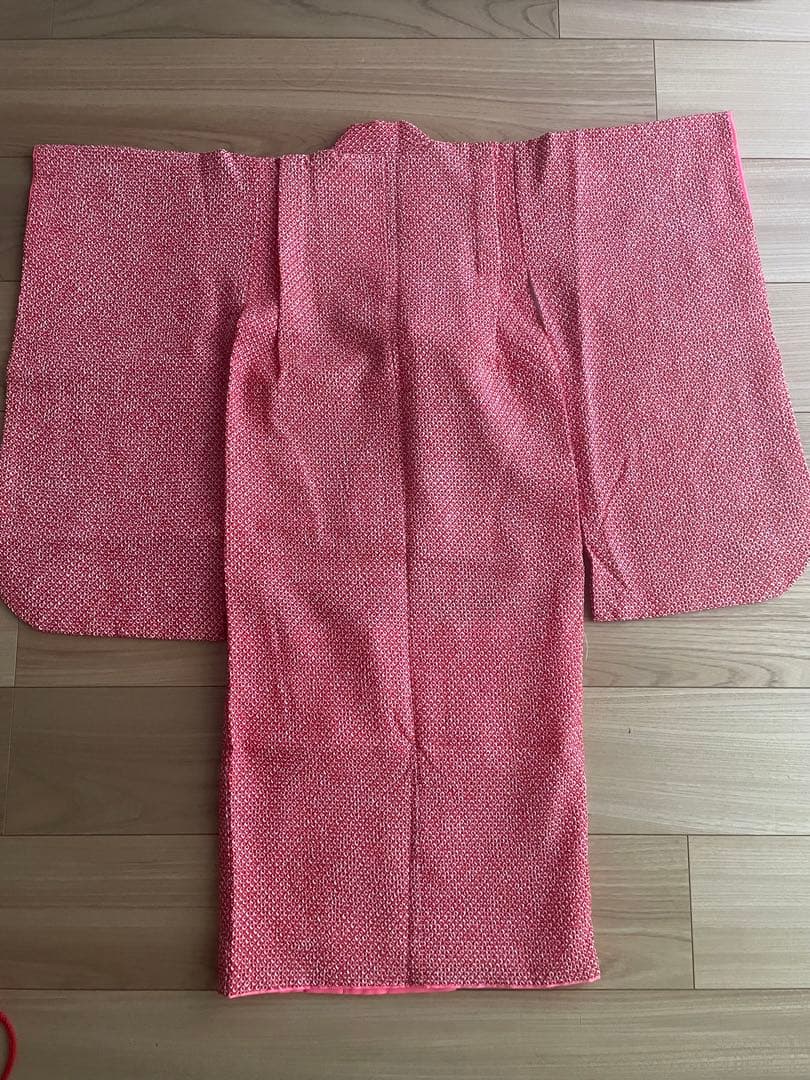 七五三　女の子　３歳　着物と被布　雛祭り