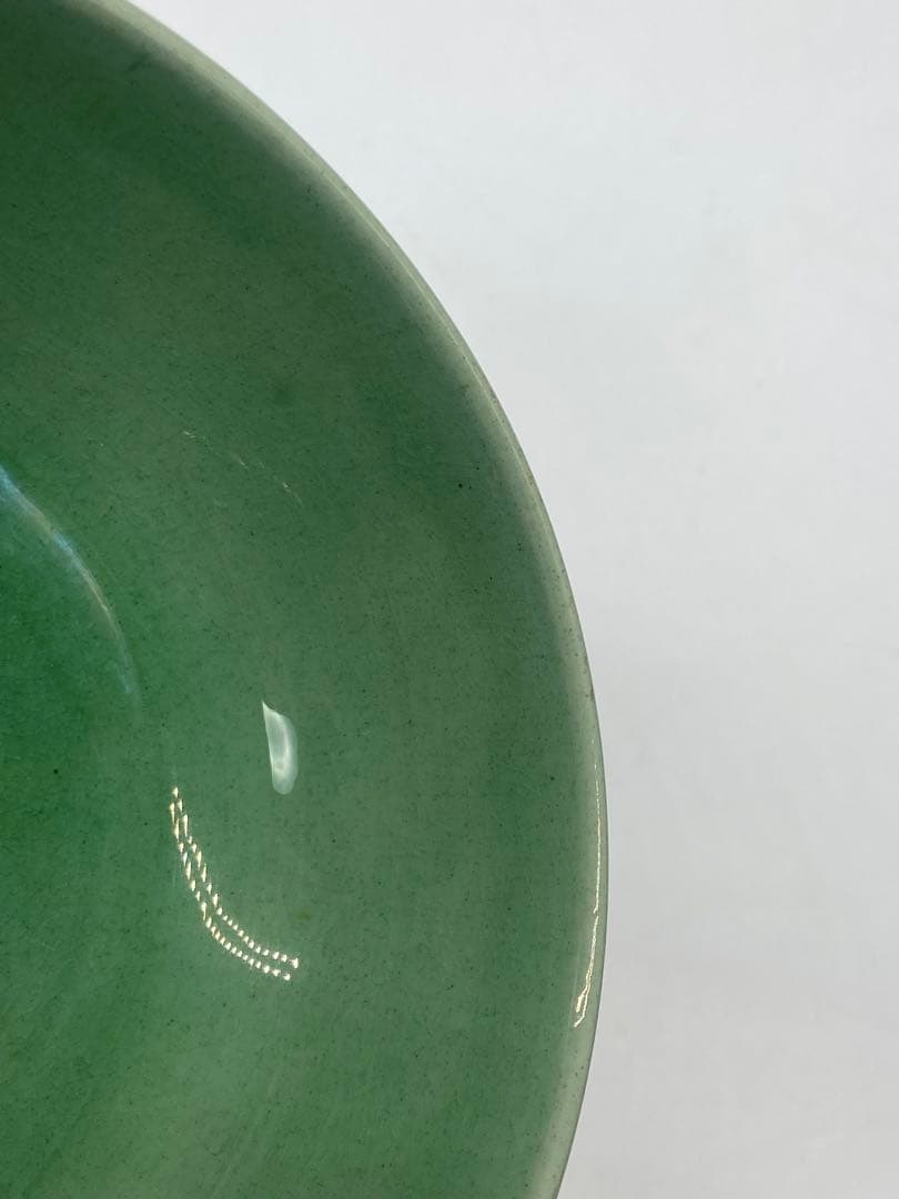 中国　緑釉碗　翠青釉　送料込み0111