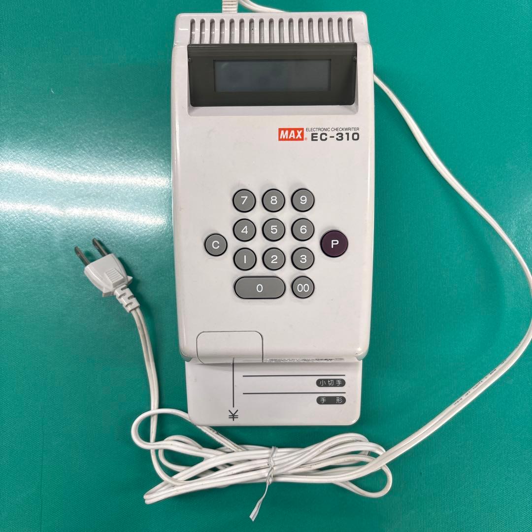 MAX EC-310 電子チェックライター - メルカリ