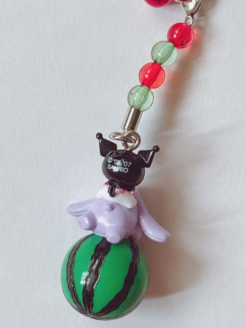 ♡激レア クロミちゃん バクくん スイカマスコットアクセ ストラップ マスコット