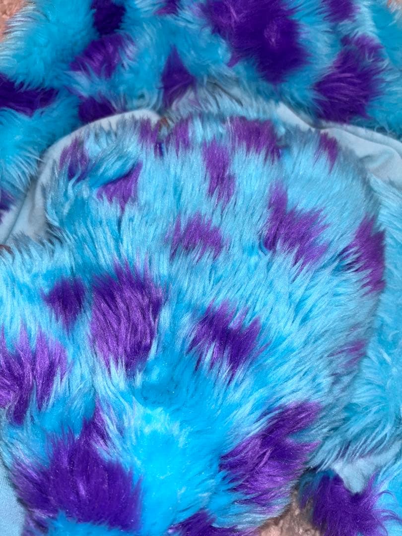 美品　モンスターズ・インク　サリー　マフラーファンキャップ