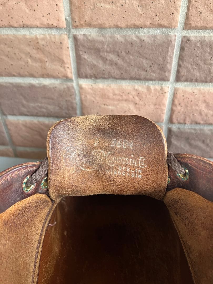 希少 ラッセルモカシン 7 トリプルヴァンプ クロムエクセル 赤茶 ホーウィン