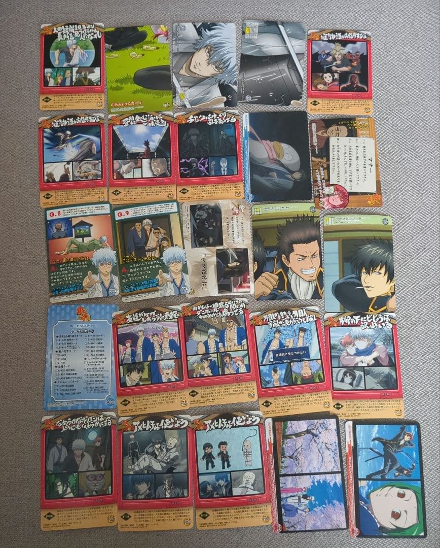 美品 140枚 銀魂 カードガム クリアカード