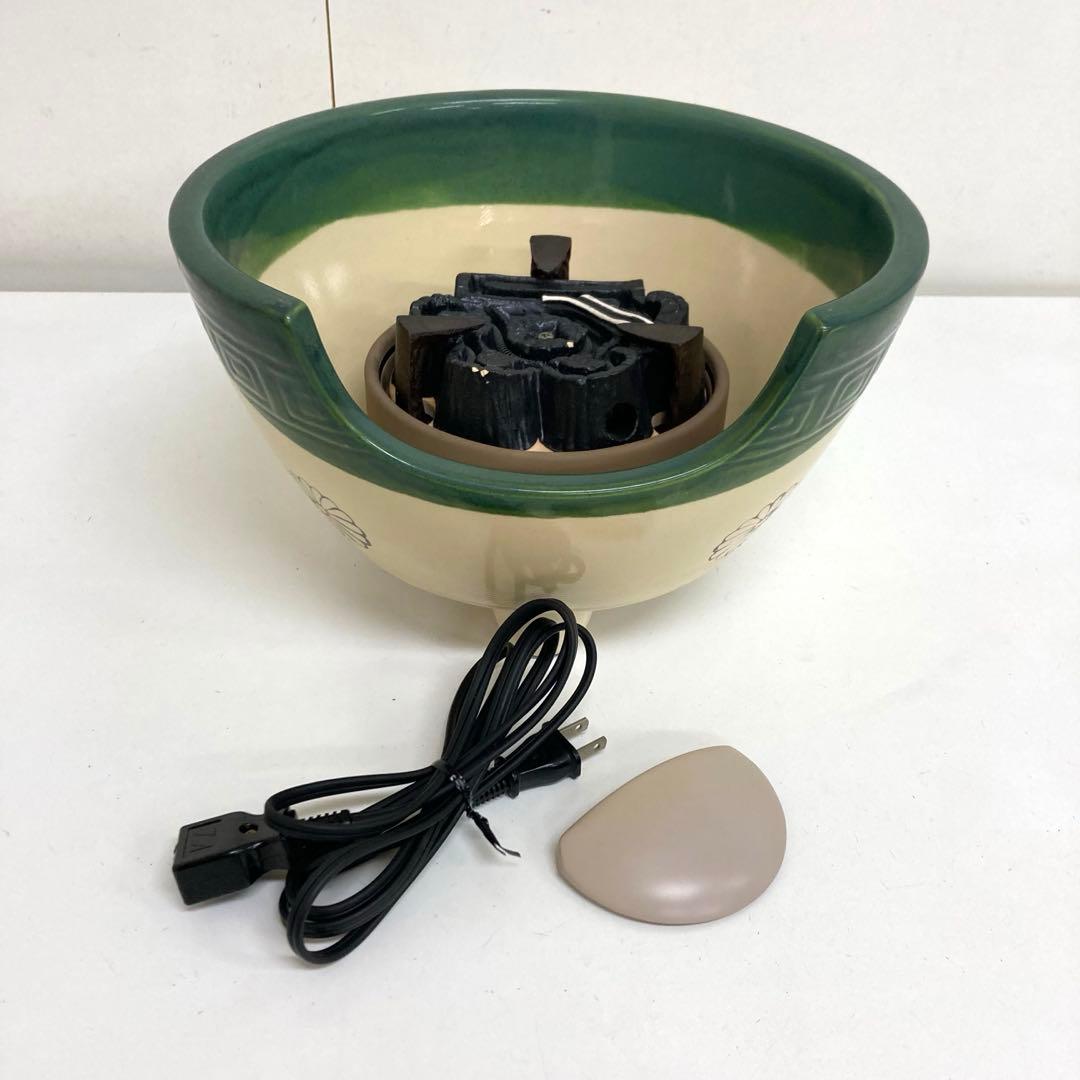 A868-21 茶道具 織部 野々田　風炉型 電熱器 A868-21 茶道具 織部 野々田 風炉型 電熱器 A868-21 茶道具 織部