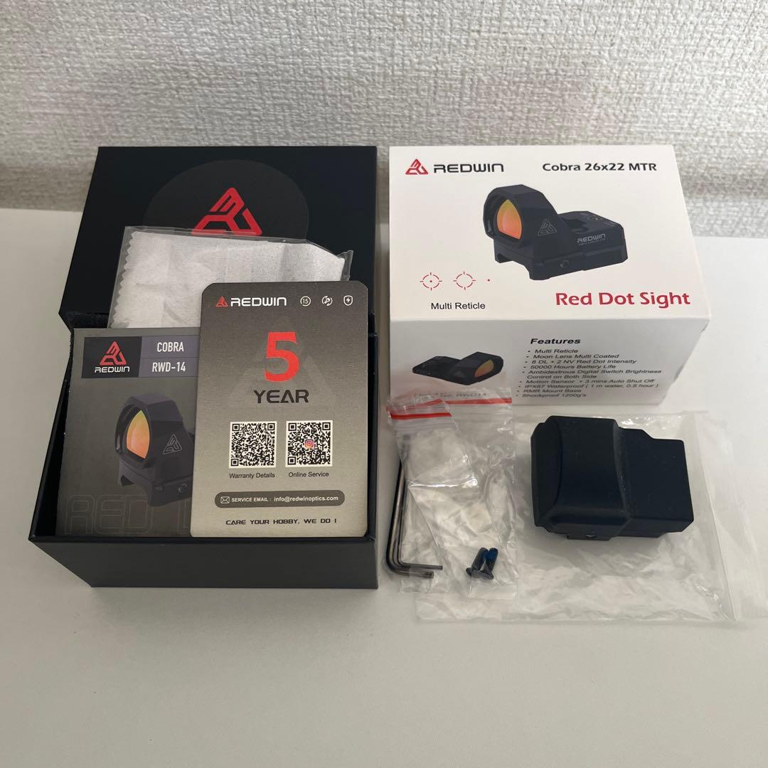 レッドドットサイトRedwin Cobra 26x22 MTR マルチレティクル