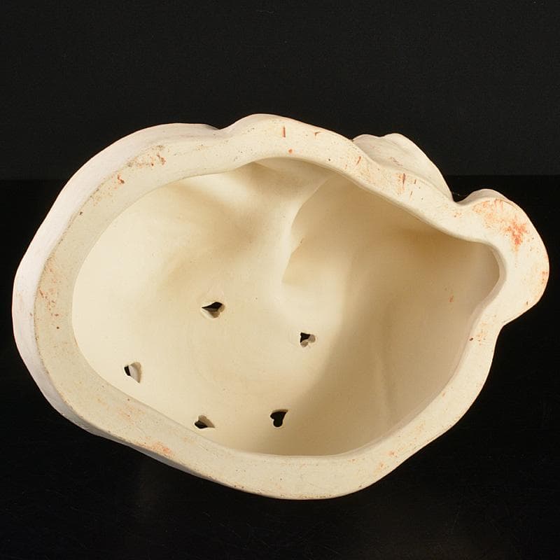 備前焼　古備前　白備前　猫　置物　M　R7151