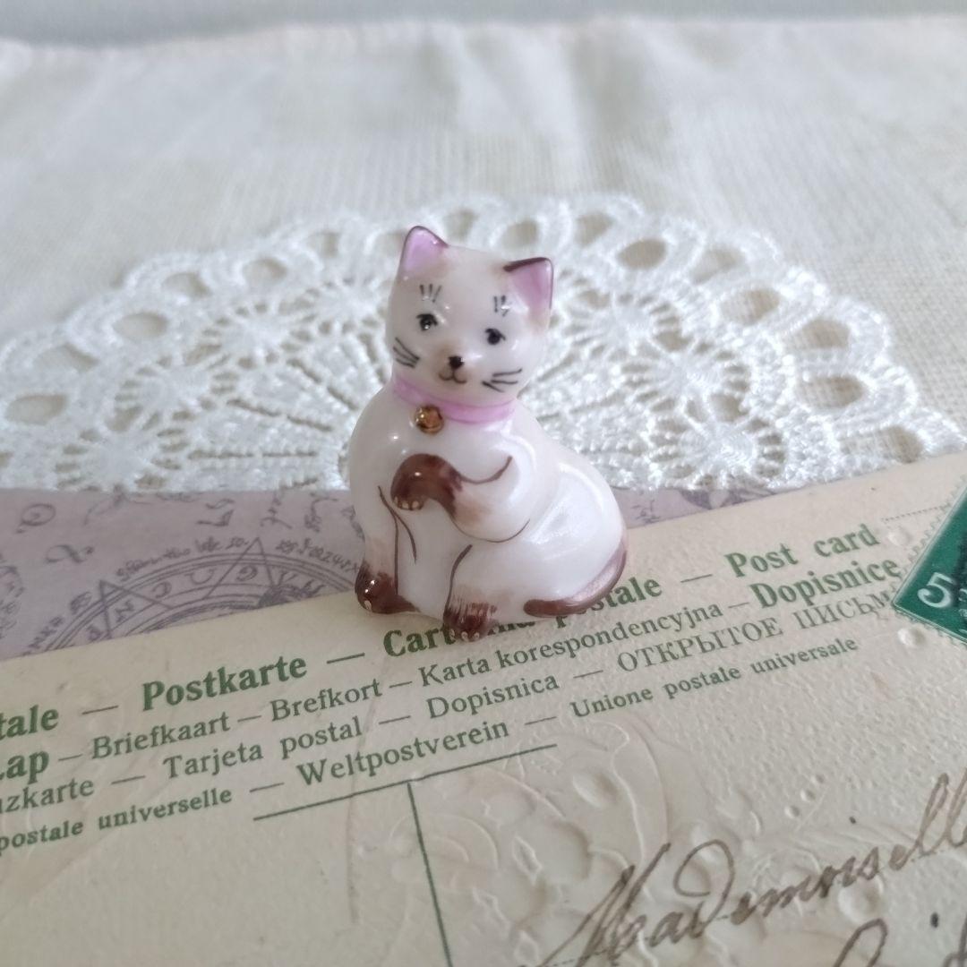 リモージュボックス 猫 ネコ 椅子 花束 ブーケ 手紙 フランス製