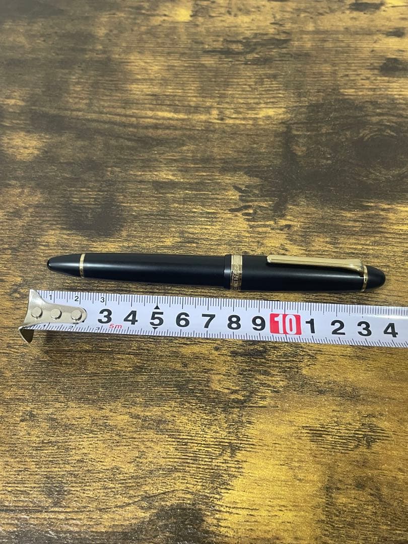 試筆のみ 梨地 18k F 旧ニブ 大型 JIS刻印あり セーラー 万年筆