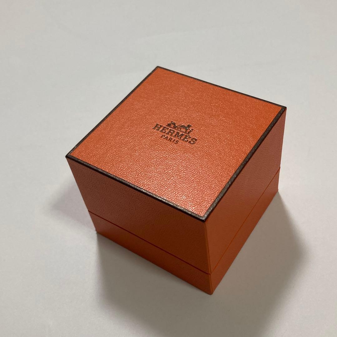 美品 エルメス ペアリングケース 指輪入れ 空箱 ジュエリーボックス