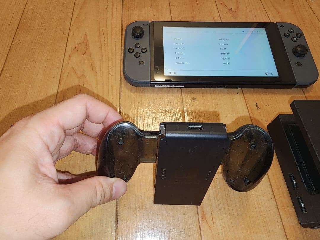 【希少・未対策機】Nintendo Switch セット（グレー）箱有・初期化済