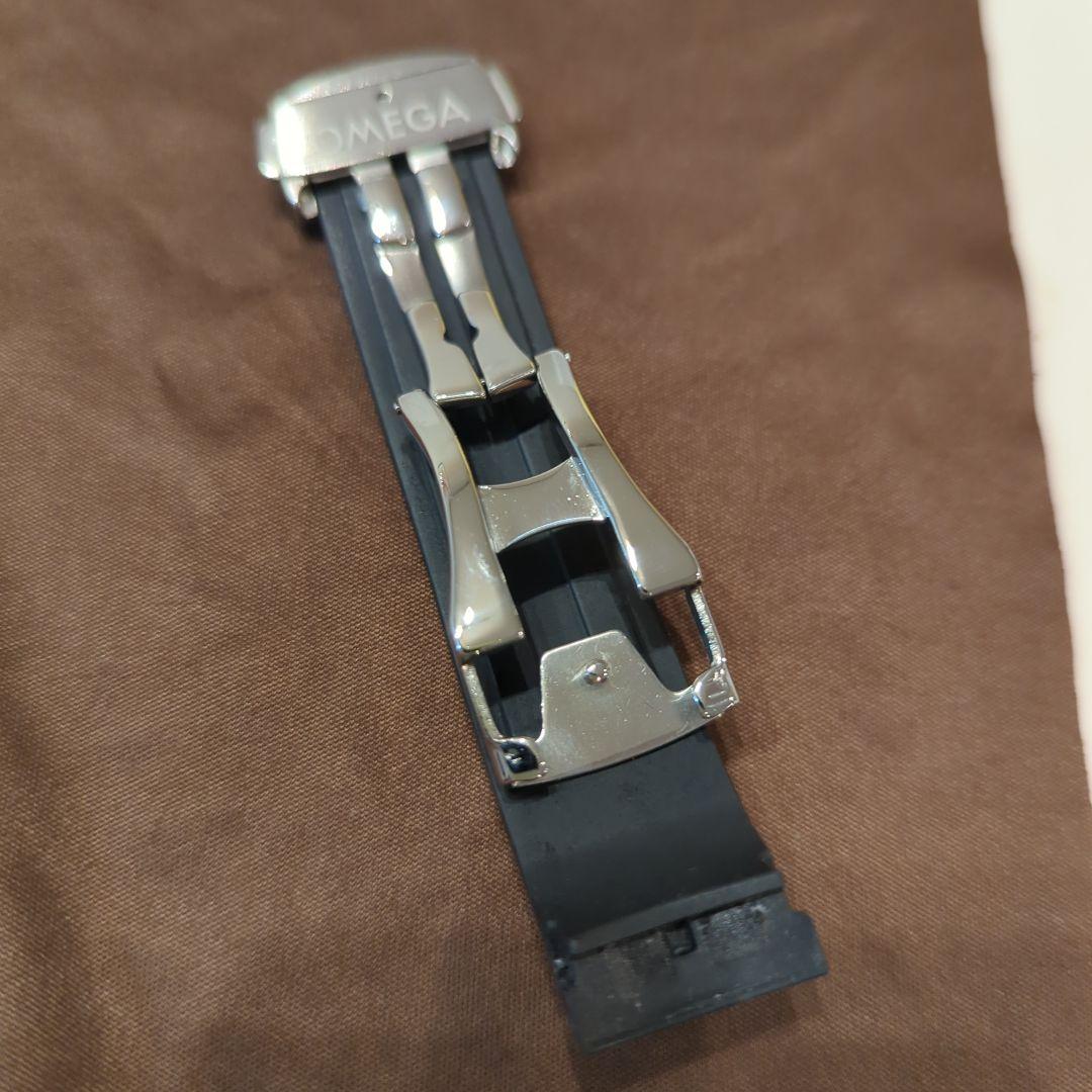 Speedmaster ラバーベルトセット ブラック OMEGAバックル付き
