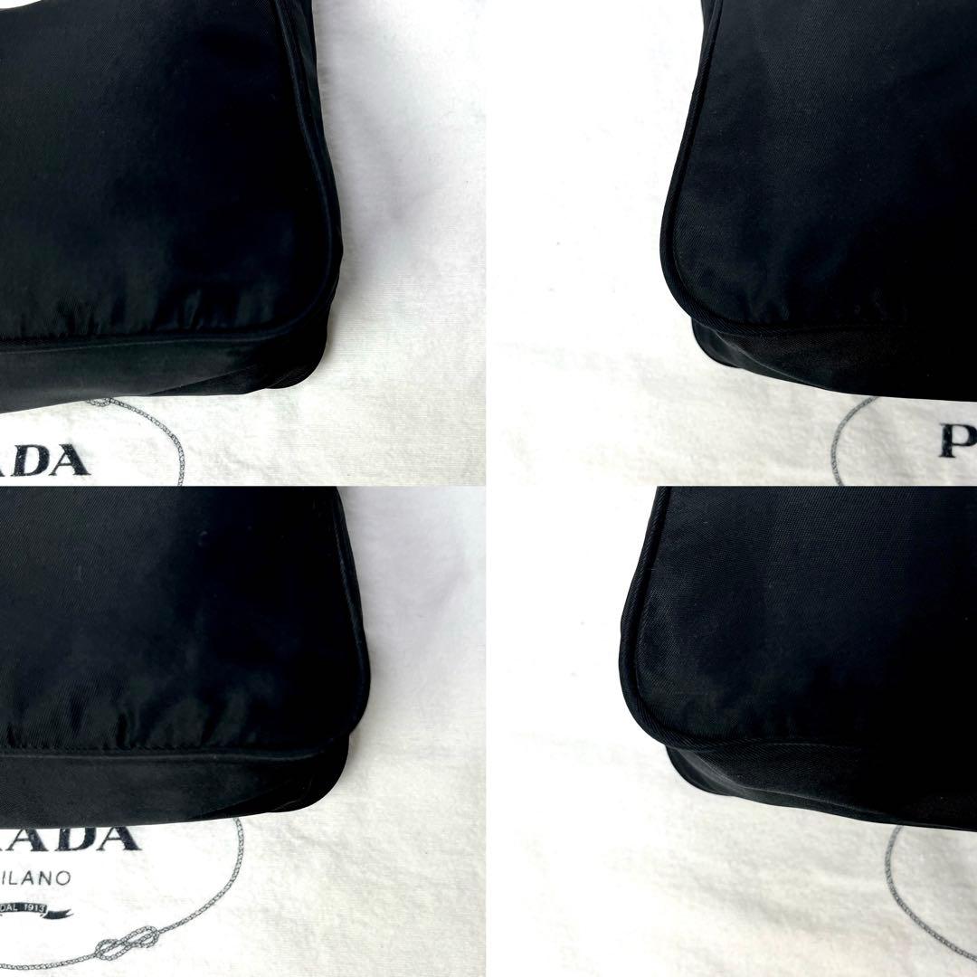極美品✨プラダ アクセサリーポーチ ハンドバッグ 三角ロゴ テスートナイロン